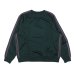 画像2: NEEDLES（ニードルズ）Track Crew Neck Shirt（トラッククルーネックシャツ）"Poly Smooth" / Green（グリーン） (2)