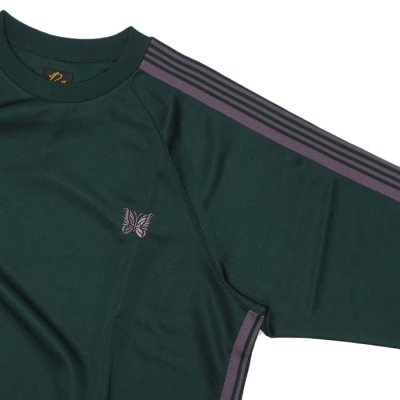 画像4: NEEDLES（ニードルズ）Track Crew Neck Shirt（トラッククルーネックシャツ）"Poly Smooth" / Green（グリーン）
