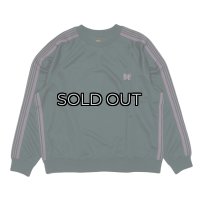 NEEDLES（ニードルズ）Track Crew Neck Shirt（トラッククルーネックシャツ）"Poly Smooth" / Green（グリーン）