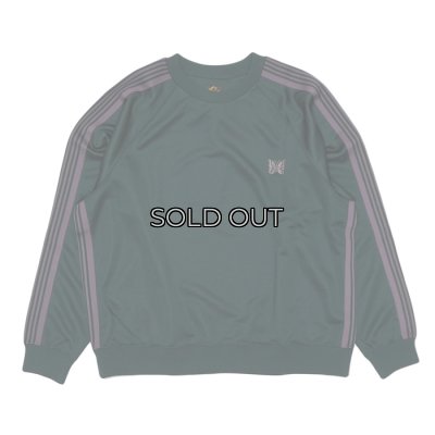 画像1: NEEDLES（ニードルズ）Track Crew Neck Shirt（トラッククルーネックシャツ）"Poly Smooth" / Green（グリーン）
