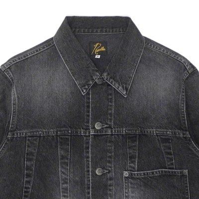画像4: 【PointUp10%11/10迄】NEEDLES(ニードルズ)Darts Jean Jacket(ダーツジーンジャケット)"12oz Denim" / Black(ブラック)