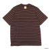 画像4: Yonetomi NEW BASIC（ヨネトミニューベーシック）GARMENT DYE RANDOM BOREDER T-SHIRT（ガーメントダイランダムボーダーTシャツ）/ 3Colors（全3色展開）