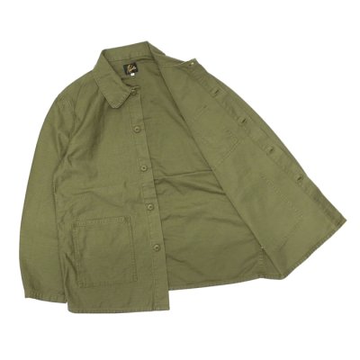 画像3: 【PointUp10%11/10迄】NEEDLES(ニードルズ)Coverall(カバーオール)"Reversed Sateen" / Olive(オリーブ)