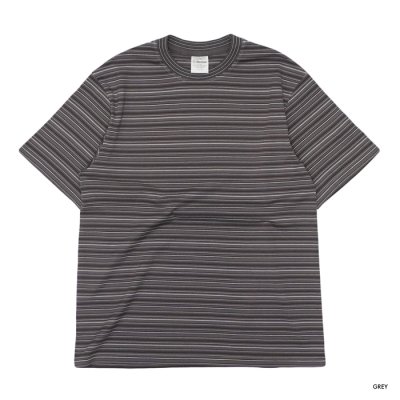 画像3: Yonetomi NEW BASIC（ヨネトミニューベーシック）GARMENT DYE RANDOM BOREDER T-SHIRT（ガーメントダイランダムボーダーTシャツ）/ 3Colors（全3色展開）