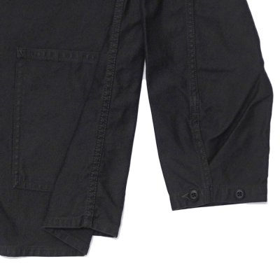 画像6: 【PointUp10%11/10迄】NEEDLES（ニードルズ）Coverall（カバーオール）"Reversed Sateen" / Black（ブラック）