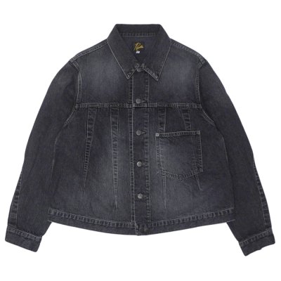 画像1: NEEDLES（ニードルズ）Darts Jean Jacket（ダーツジーンジャケット）"12oz Denim" / Black（ブラック）