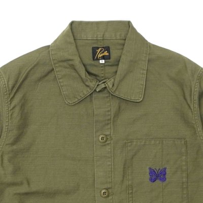 画像4: 【PointUp10%11/10迄】NEEDLES(ニードルズ)Coverall(カバーオール)"Reversed Sateen" / Olive(オリーブ)