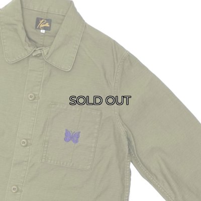 画像5: NEEDLES（ニードルズ）Coverall（カバーオール）"Reversed Sateen" / Olive（オリーブ）