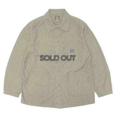 画像1: NEEDLES（ニードルズ）Coverall（カバーオール）"Reversed Sateen" / Olive（オリーブ）