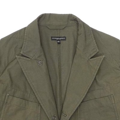 画像3: 【PointUp10%11/10迄】ENGINEERED GARMENTS（エンジニアードガーメンツ）Bedford Jacket（ベッドフォードジャケット）"Heavyweight Cotton RIpstop" / Olive（オリーブ）