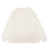 blurhmsROOTSTOCK（ブラームスルーツストック）Classci Long Sleeve Tee（クラシックロングスリーブTee）/ Dust Ivory（ダストアイボリー）