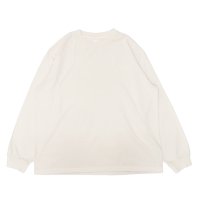 blurhmsROOTSTOCK（ブラームスルーツストック）Classci Long Sleeve Tee（クラシックロングスリーブTee）/ Dust Ivory（ダストアイボリー）