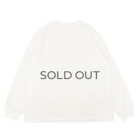 blurhmsROOTSTOCK（ブラームスルーツストック）Classic Long Sleeve Tee（クラシックロングスリーブTee）/ Dust Ivory（ダストアイボリー）