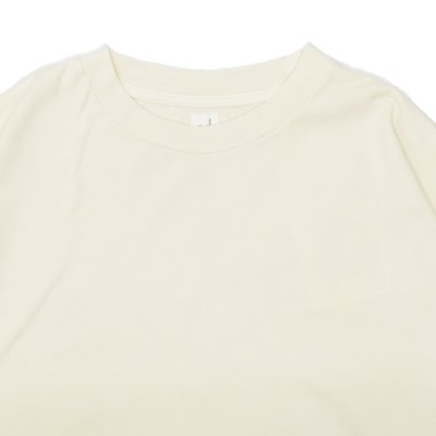 画像3: blurhmsROOTSTOCK（ブラームスルーツストック）Classic Long Sleeve Tee（クラシックロングスリーブTee）/ Dust Ivory（ダストアイボリー）