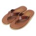 画像1: 『OUTLET』SLAND SLIPPER（アイランドスリッパ）PT202S（レザートングサンダル）"Snake" / Whisky（ウイスキー） (1)