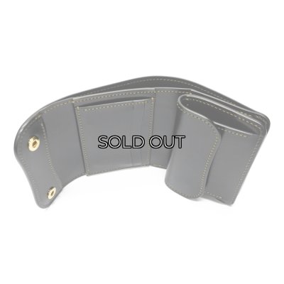 画像5: WILD SWANS（ワイルドスワンズ）ENO（イーノ）ミニ3つ折りウォレット/グリーン"シェルコードバン"×ブラック"サドルプルアップ"