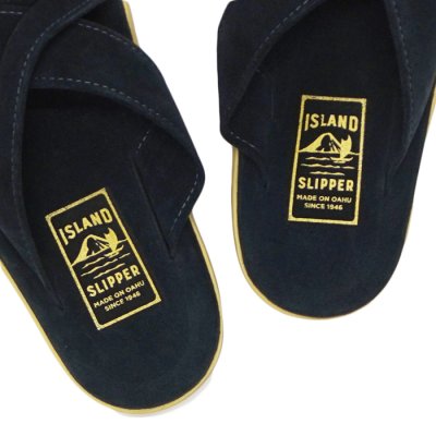 画像6: ISLAND SLIPPER（アイランドスリッパ）PT223 (スエードレザーサンダル)"Suede" / Navy（ネイビー）