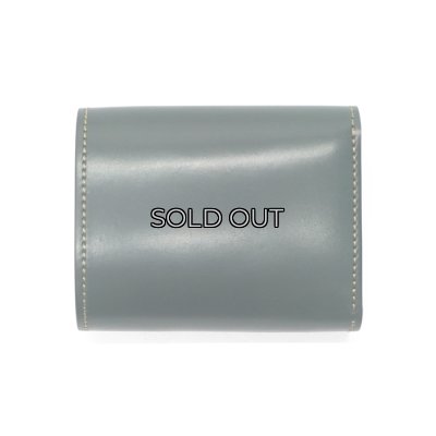 画像2: WILD SWANS（ワイルドスワンズ）ENO（イーノ）ミニ3つ折りウォレット/グリーン"シェルコードバン"×ブラック"サドルプルアップ"