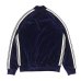 画像2: NEEDLES（ニードルズ）Rib Collar Track Jacket（リブカラートラックジャケット）"C/PE Velour" / Navy（ネイビー） (2)