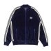 画像1: NEEDLES（ニードルズ）Rib Collar Track Jacket（リブカラートラックジャケット）"C/PE Velour" / Navy（ネイビー） (1)