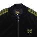 画像4: NEEDLES（ニードルズ）Rib Collar Track Jacket（リブカラートラックジャケット）"C/PE Velour" / Black（ブラック）