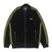 画像1: NEEDLES（ニードルズ）Rib Collar Track Jacket（リブカラートラックジャケット）"C/PE Velour" / Black（ブラック） (1)