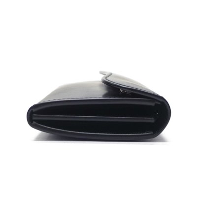 画像4: WILD SWANS（ワイルドスワンズ）WAVE（ウェイブ）ロングウォレット/ブラック"ホーウィンコードバン"×ブラック”型押しサドルプルアップ”