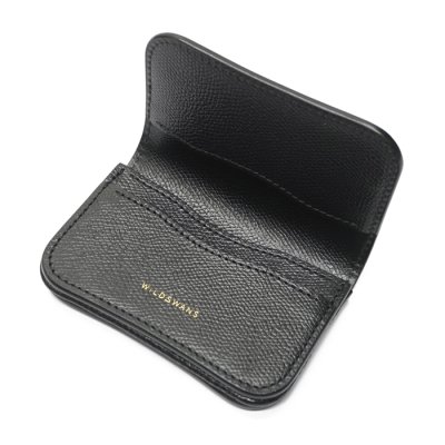 画像3: WILD SWANS（ワイルドスワンズ）GENERAL（ジェネラル）カードケース/ブラック"サドルプルアップ"×ブラック"型押しサドルプルアップ”