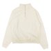 画像1: KAPTAIN SUNSHINE（キャプテンサンシャイン）Zipper High Neck Pullover（ジッパーハイネックプルオーバー）/ ALMOND（アーモンド） (1)