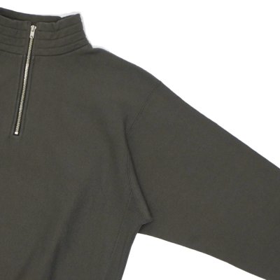 画像5: KAPTAIN SUNSHINE（キャプテンサンシャイン）Zipper High Neck Pullover（ジッパーハイネックプルオーバー）/ FADE BLACK（フェードブラック）