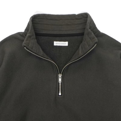 画像4: KAPTAIN SUNSHINE（キャプテンサンシャイン）Zipper High Neck Pullover（ジッパーハイネックプルオーバー）/ FADE BLACK（フェードブラック）