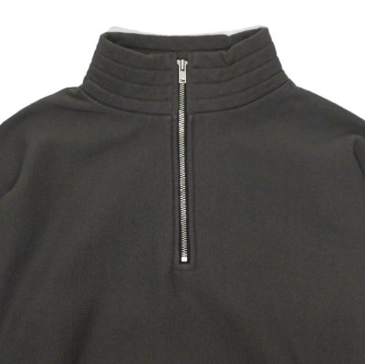 画像3: KAPTAIN SUNSHINE（キャプテンサンシャイン）Zipper High Neck Pullover（ジッパーハイネックプルオーバー）/ FADE BLACK（フェードブラック）