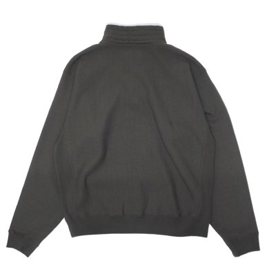 画像2: KAPTAIN SUNSHINE（キャプテンサンシャイン）Zipper High Neck Pullover（ジッパーハイネックプルオーバー）/ FADE BLACK（フェードブラック）