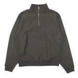 KAPTAIN SUNSHINE（キャプテンサンシャイン）Zipper High Neck Pullover（ジッパーハイネックプルオーバー）/ FADE BLACK（フェードブラック）