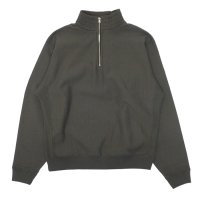 KAPTAIN SUNSHINE（キャプテンサンシャイン）Zipper High Neck Pullover（ジッパーハイネックプルオーバー）/ FADE BLACK（フェードブラック）