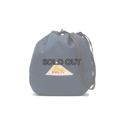 画像1: KELTY（ケルティ）REVERSIBLE KINTCHAKU（リバーシブル巾着）"CORDURA 500D Nylon" / NAVY（ネイビー）