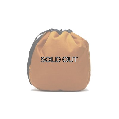 画像3: KELTY（ケルティ）REVERSIBLE KINTCHAKU（リバーシブル巾着）"CORDURA 500D Nylon" / CARAMEL（キャラメル）