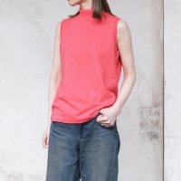FilMelange（フィルメランジェ）ETHEL（エセル：モックネックノースリーブ）"Vintage Tenjiku"  / 4Colors（全4色展開）