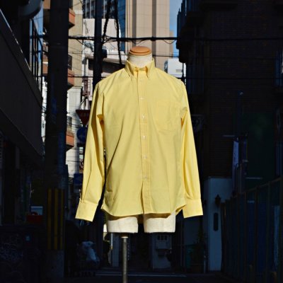 画像1: ※ Exclusive※ INDIVIDUALIZED SHIRTS（インディビジュアライズドシャツ）Classic Fit MBDM BD Shirt（クラシックフィットボタンダウンシャツ）"DAN RIVER Oxford" / Yellow（イエロー）