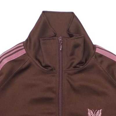 画像4: NEEDLES（ニードルズ）Track Jacket（トラックジャケット）"Poly Smooth" / Brown（ブラウン）