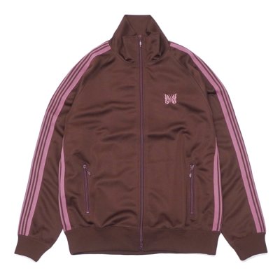 画像1: NEEDLES（ニードルズ）Track Jacket（トラックジャケット）"Poly Smooth" / Brown（ブラウン）