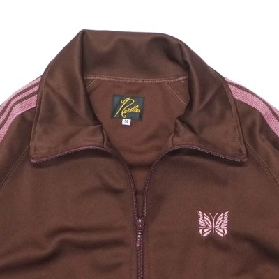 画像5: NEEDLES（ニードルズ）Track Jacket（トラックジャケット）"Poly Smooth" / Brown（ブラウン）