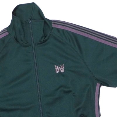 画像6: NEEDLES（ニードルズ）Track Jacket（トラックジャケット）"Poly Smooth" / Green（グリーン）