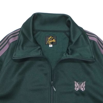 画像5: NEEDLES（ニードルズ）Track Jacket（トラックジャケット）"Poly Smooth" / Green（グリーン）