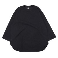 blurhms ROOTSTOCK（ブラームスルーツストック）Rough&Smooth Thermal Baseball Tee（ラフ&スムースサーマルベースボールTシャツ）/ Heather Charcoal（ヘザーチャコール）