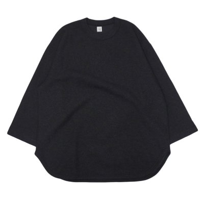 画像1: blurhms ROOTSTOCK（ブラームスルーツストック）Rough&Smooth Thermal Baseball Tee（ラフ&スムースサーマルベースボールTシャツ）/ Heather Charcoal（ヘザーチャコール）