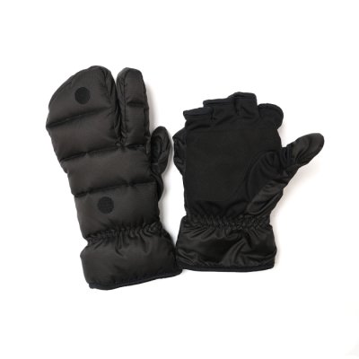 画像1: MODMNT（モドメント）DOWN GLOVES LOBSTER MITTENS（ダウングローブ ロブスターミトン）/ Black（ブラック）