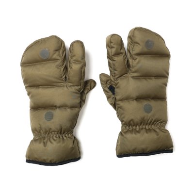 画像1: MODMNT（モドメント）DOWN GLOVES LOBSTER MITTENS（ダウングローブ ロブスターミトン）/ Khaki（カーキ）
