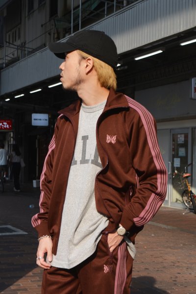 画像9: NEEDLES（ニードルズ）Track Jacket（トラックジャケット）"Poly Smooth" / Brown（ブラウン）