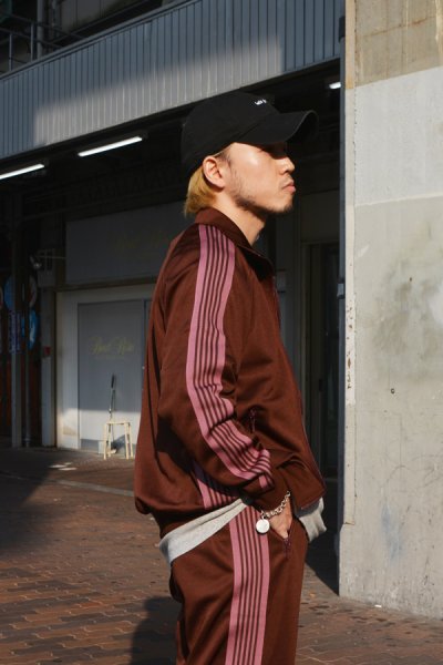 画像8: NEEDLES（ニードルズ）Track Jacket（トラックジャケット）"Poly Smooth" / Brown（ブラウン）